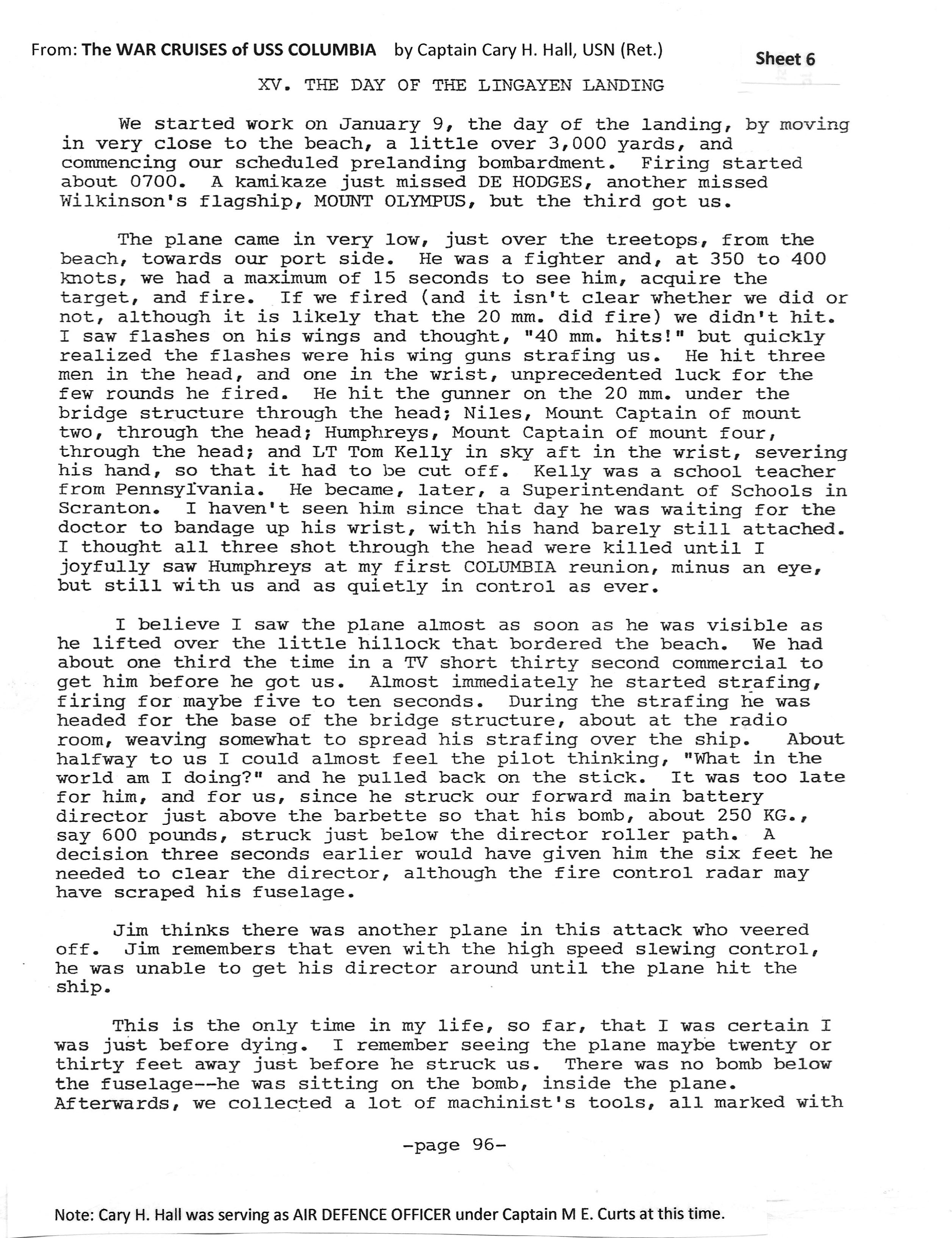 Cary Hall book page 96