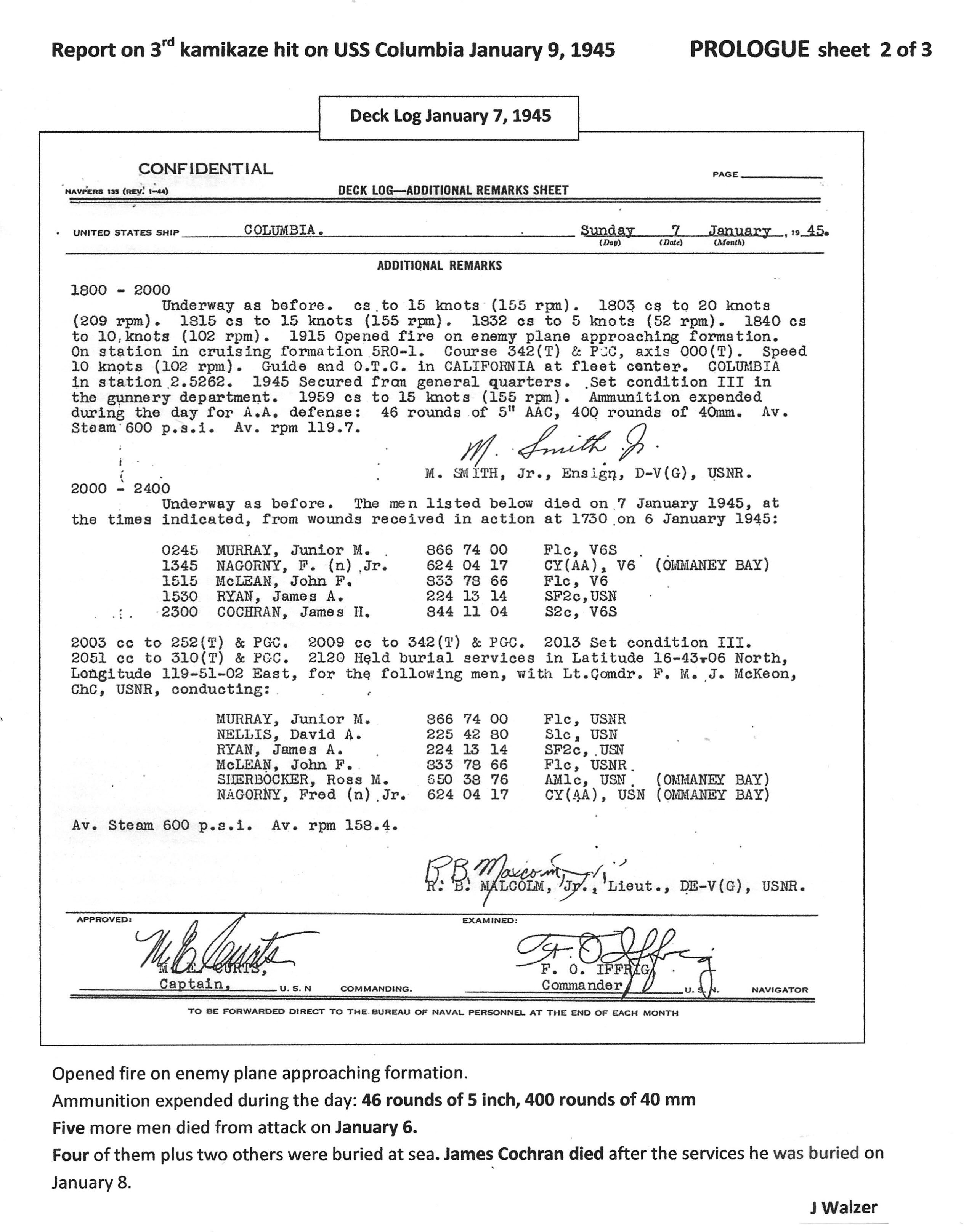 Proloque sheet 2 of 3