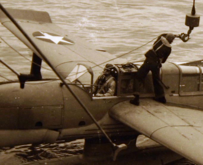 plane being loaded aboard 3