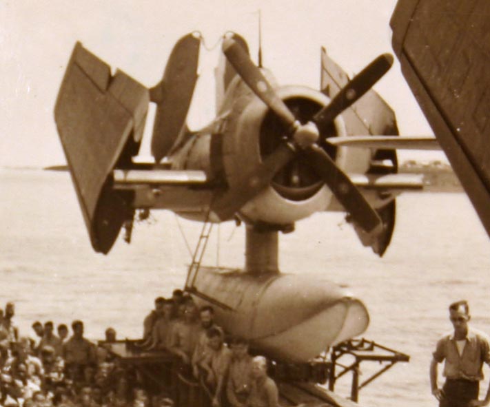 SOC plane with wings folded