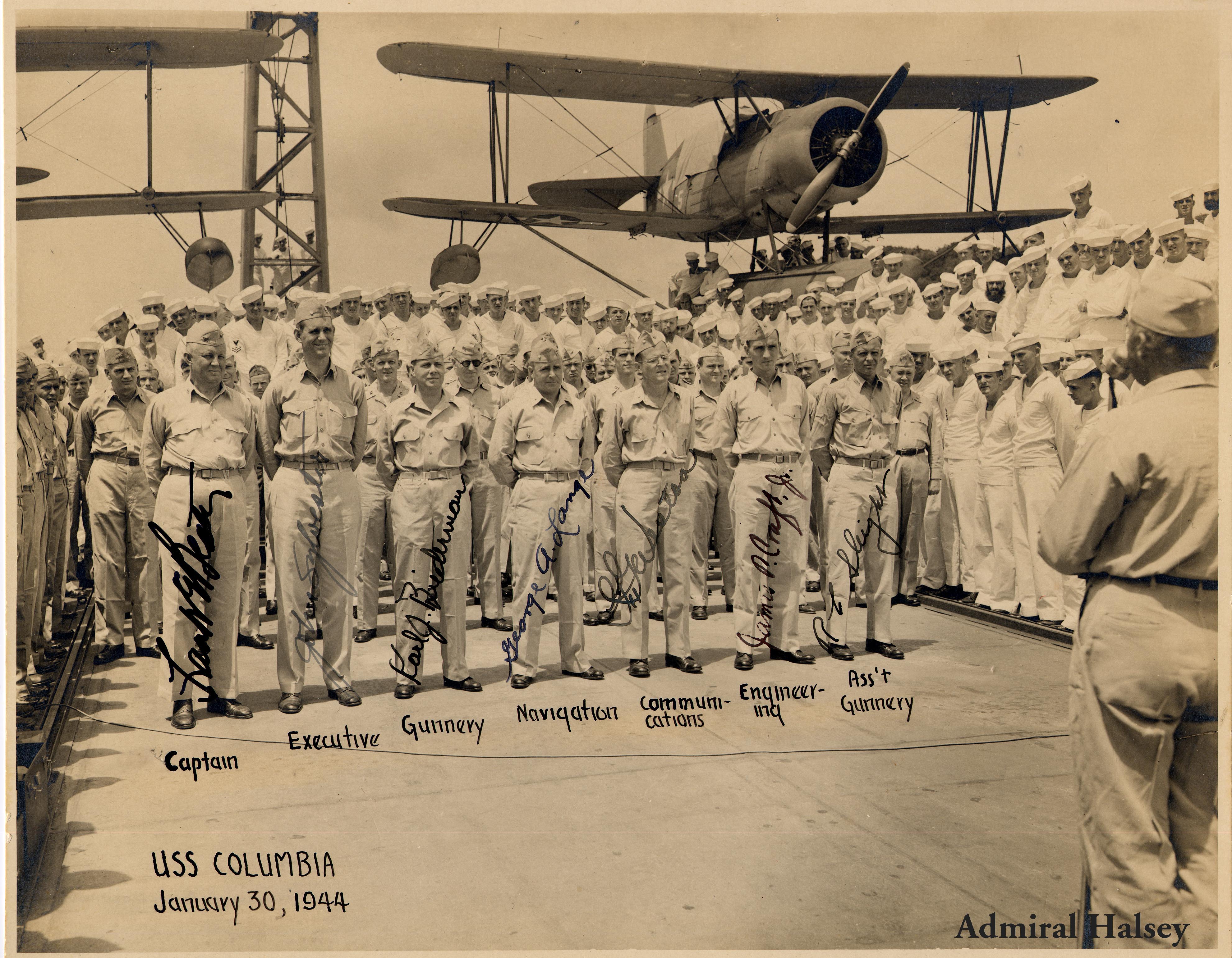 Visit from Admiral Bull Halsey