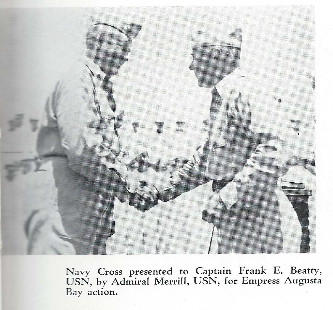 Captain Beaty receives Navy Cross