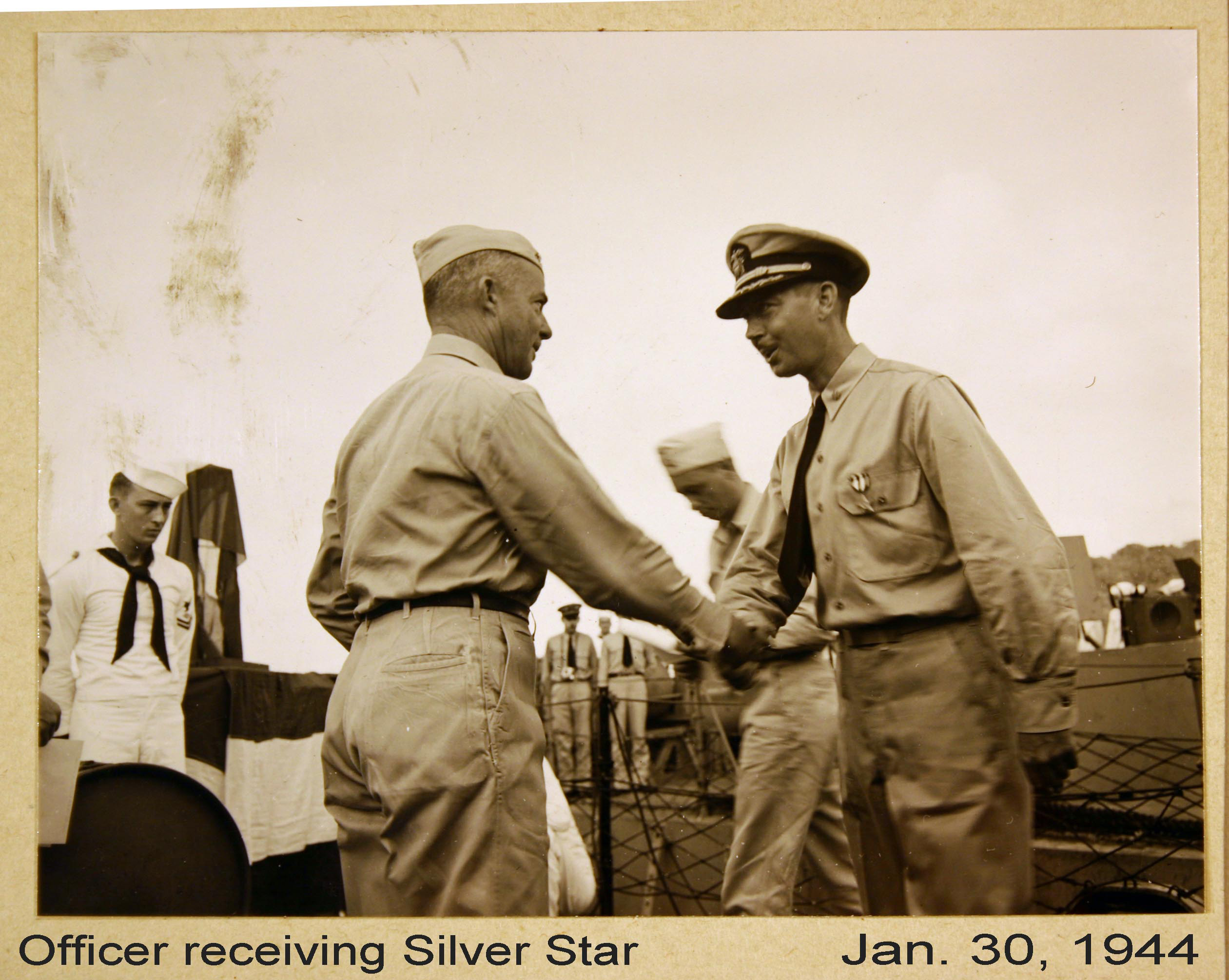 Officer 1 receives award