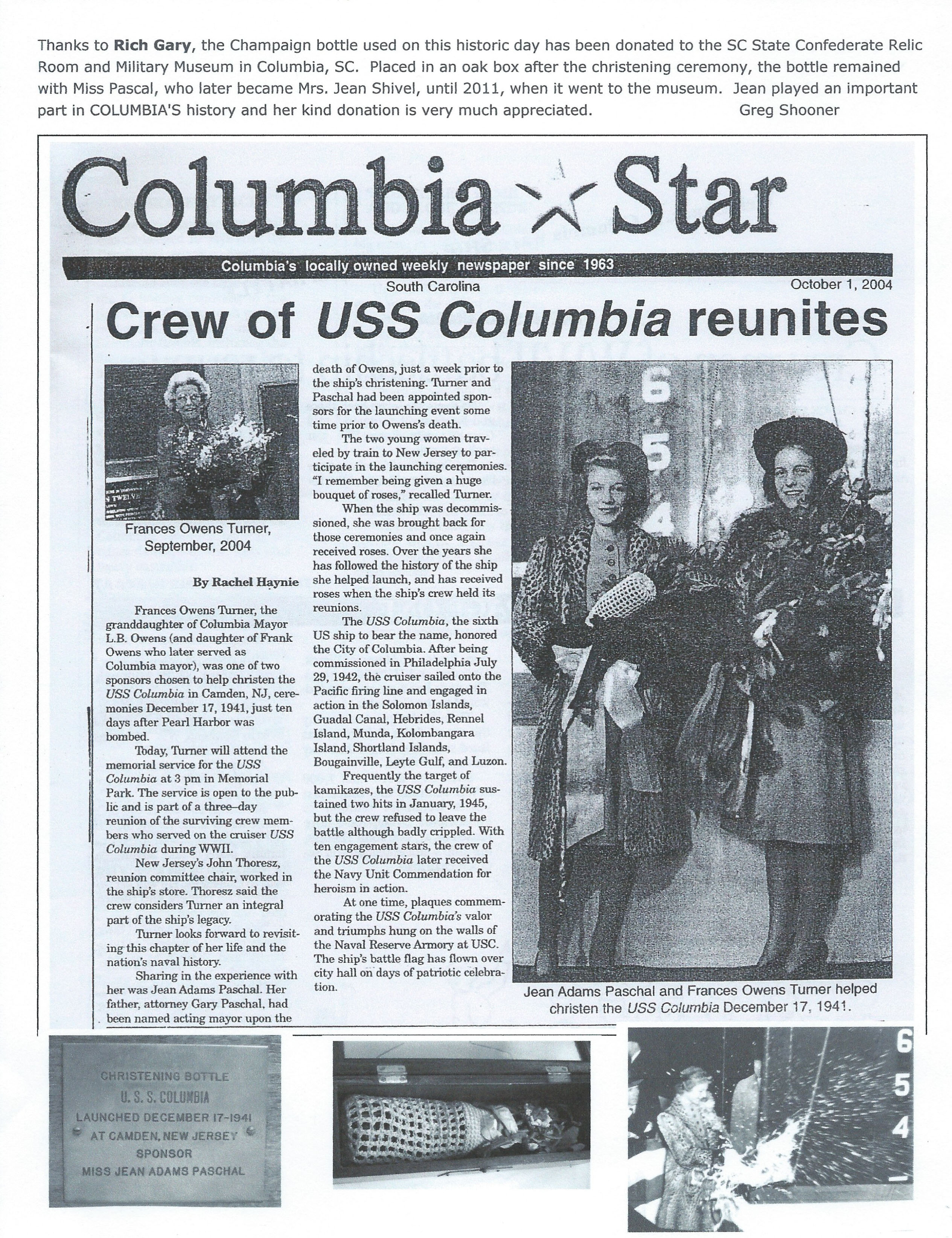 Article about reunion 2004
