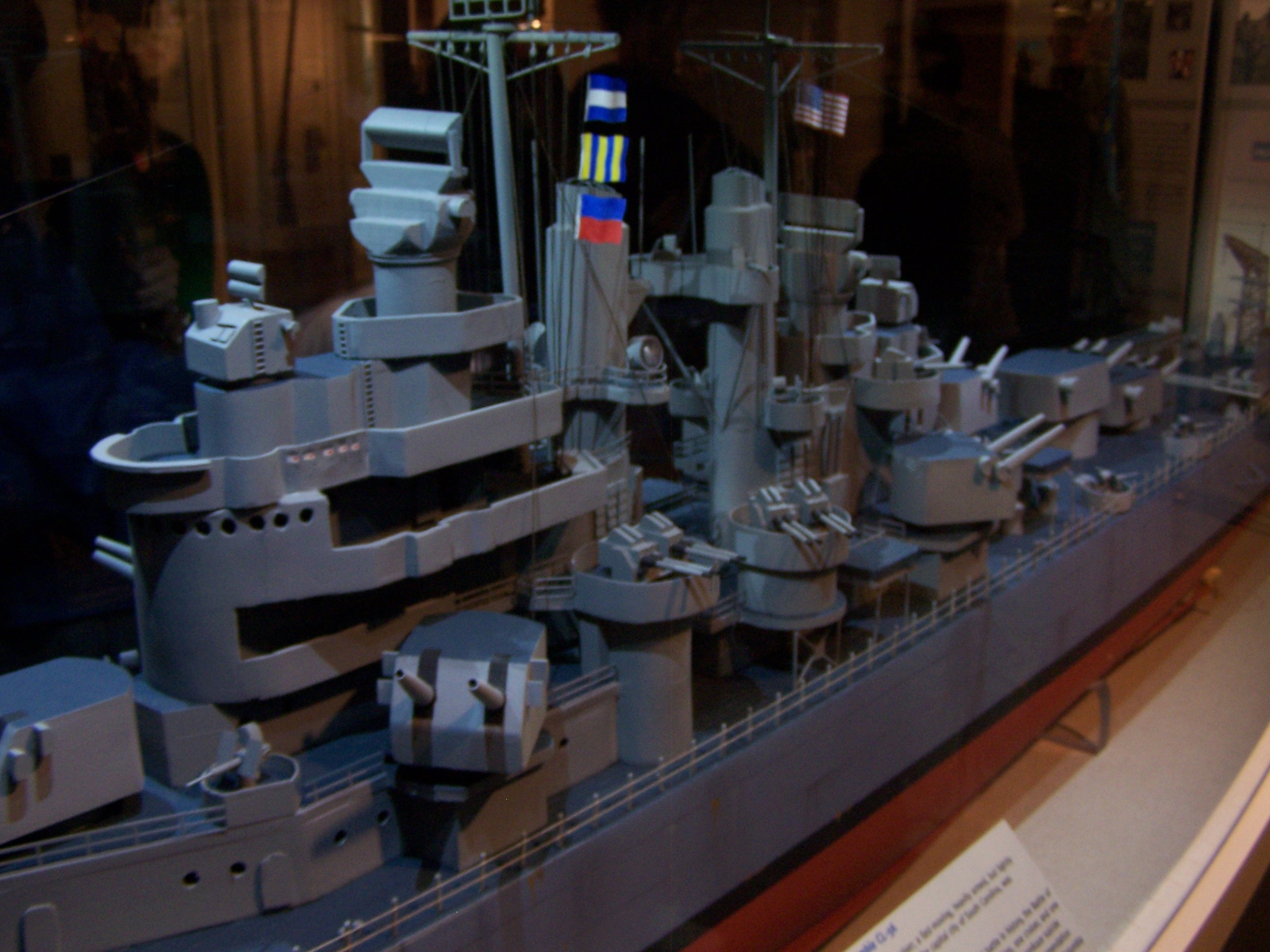 Columbia model in museum