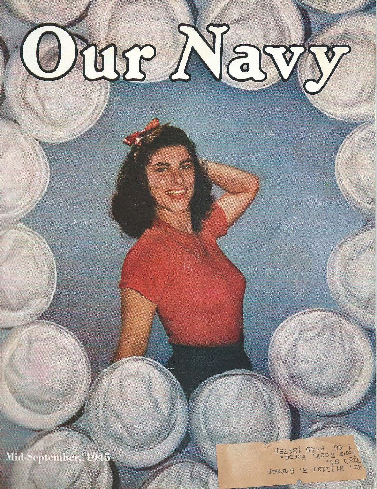 Our Navy Magazine Cover mid Sept 1945