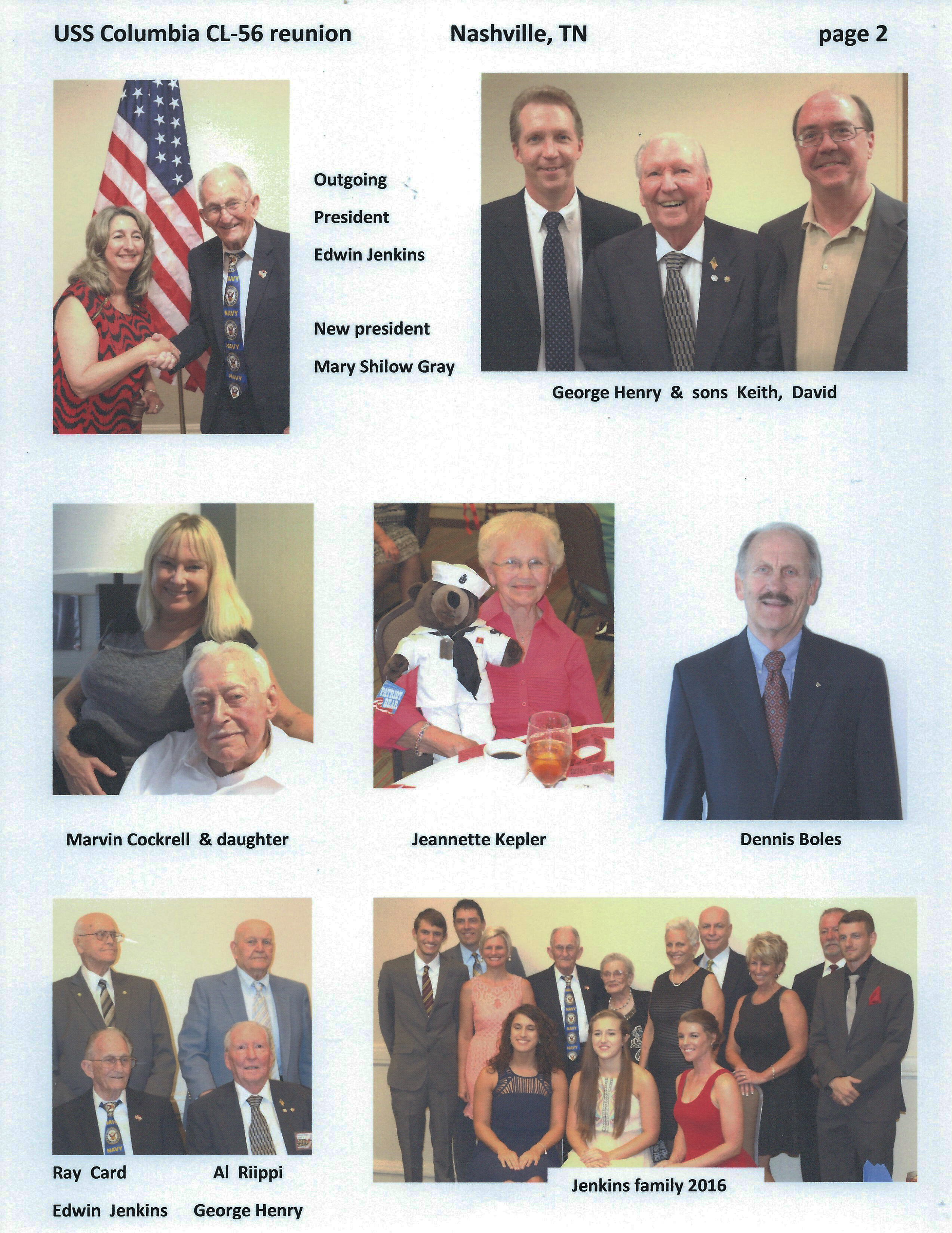 2016 Reunion sheet 2