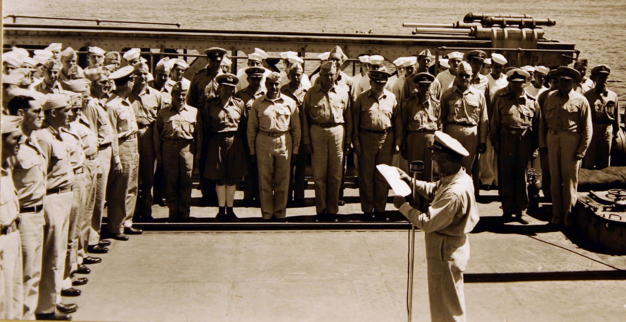 Admiral Robert Hayor up close